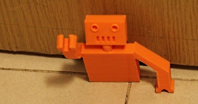 Door stop robot by Nir Dobovizki | Download free STL model | Printables.com