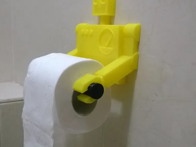 Robot toilet paper holder