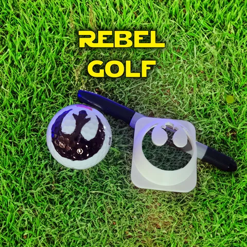 Rebel Golf - Golf Ball Marking Template