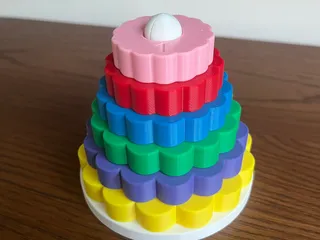 Didactic stacking game for toddlers by Fheder | Download free STL model ...