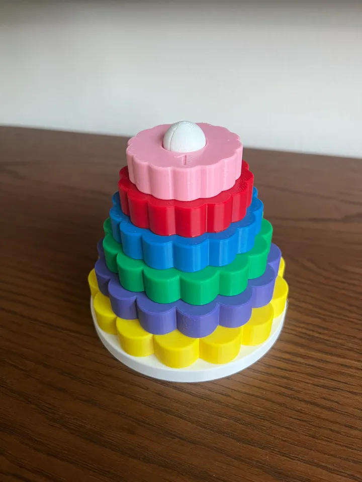 Montessori Inspired Stacking Toy by Albreezy | Download free STL model ...
