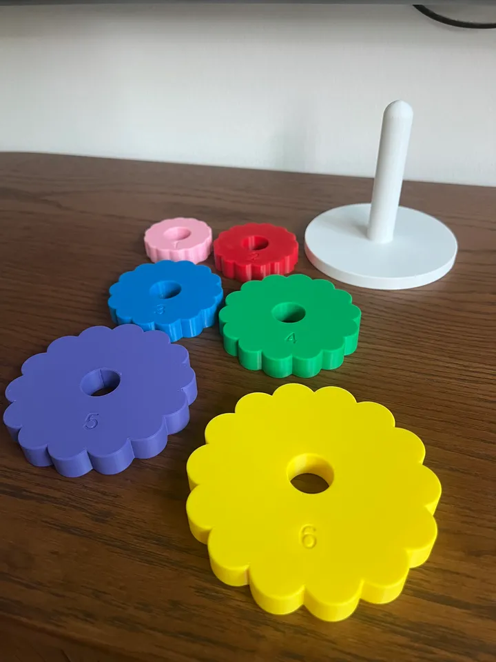 Montessori Inspired Stacking Toy by Albreezy | Download free STL model ...