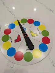 Twister Game Spinner Pin by Innovation Pointe Makerspace, Download free  STL model