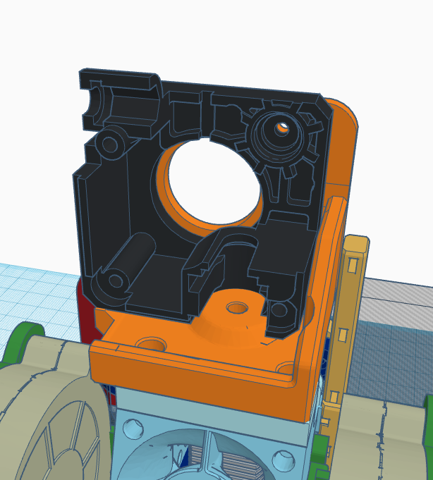 KP3S Titan adapter for herome V7 3D model thumbnail