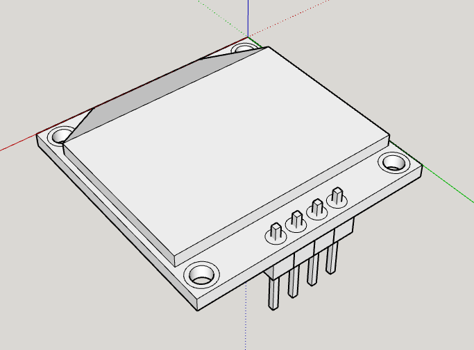 Oled 0 96 module by sleepink download free stl model printables