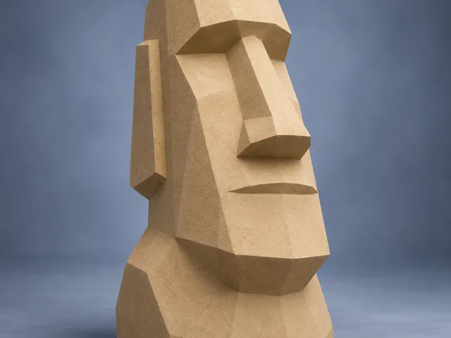 Low Poly Moai
