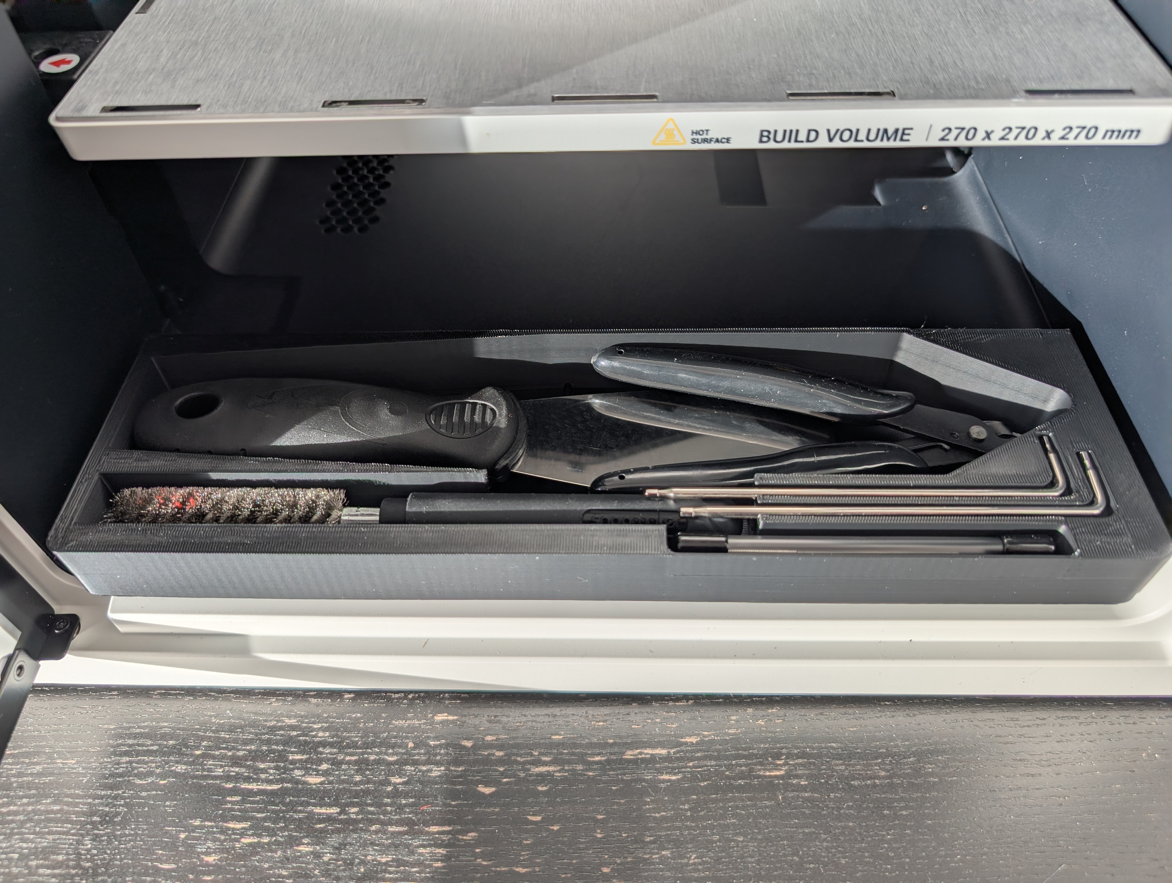 Snapmaker U1 Toolbox Tray - Repaired & Optimized for Snapmaker U1 Starter Spools