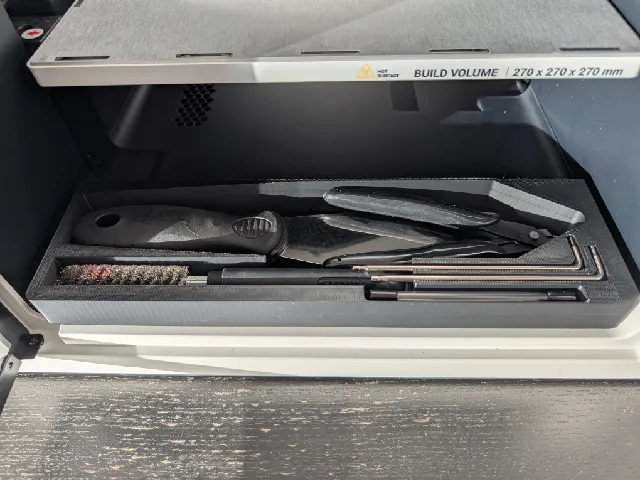 Snapmaker U1 Toolbox Tray - Repaired & Optimized for Snapmaker U1 Starter Spools