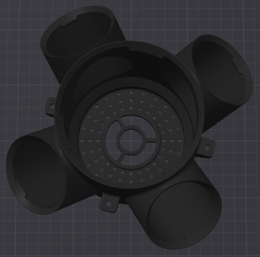 Hydroponics Module 4-way NOT hollow; has diffuser