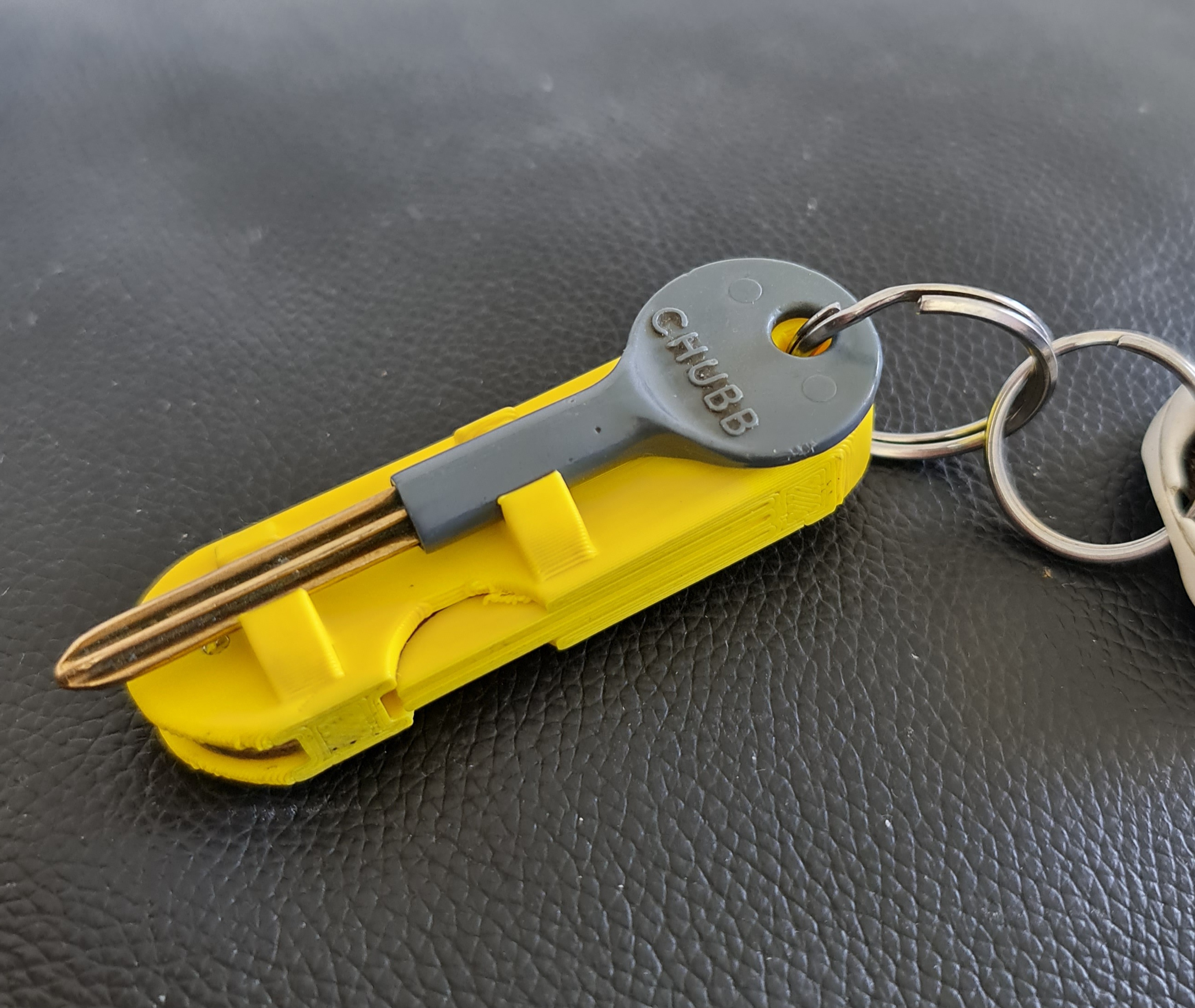 Key Ring Key Holder by tony | Download free STL model | Printables.com