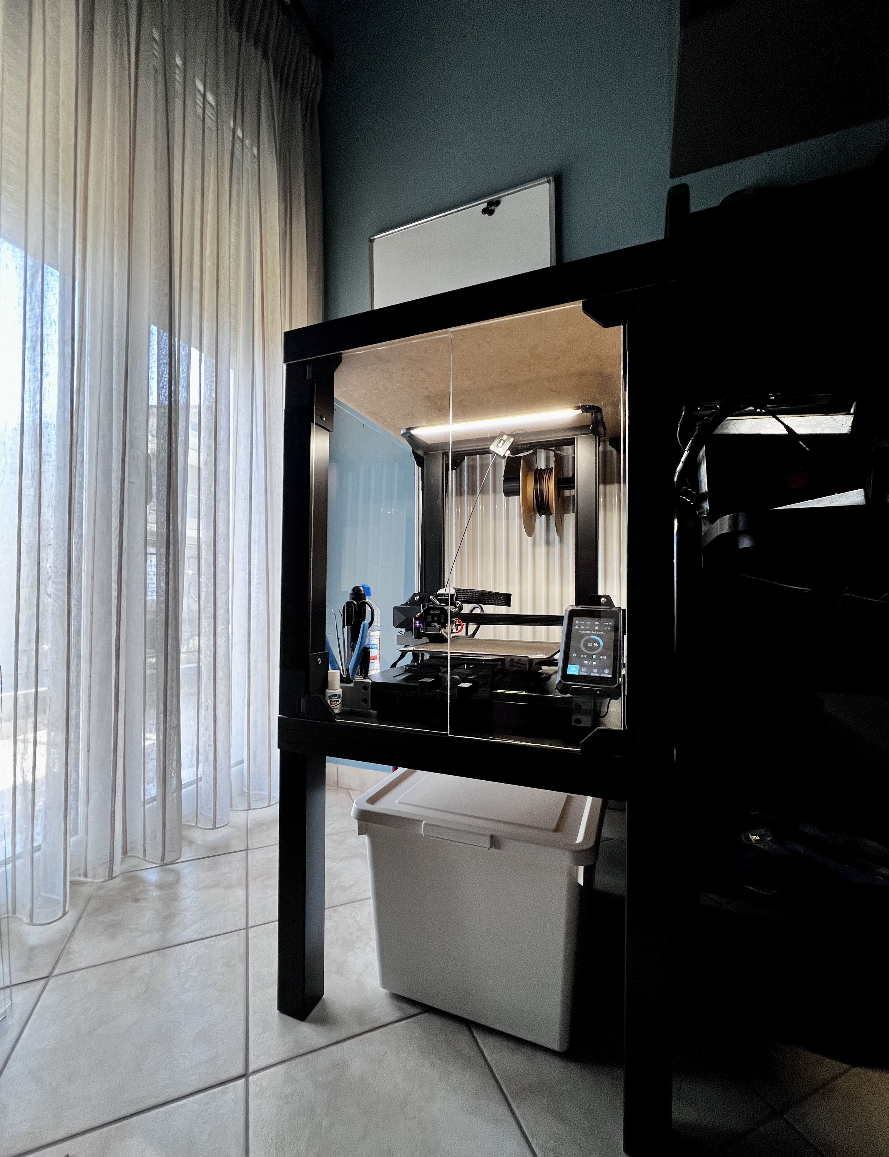 Enclosure Ikea Lack for Creality Ender 3 S1/S1 Pro by 3DPrinto