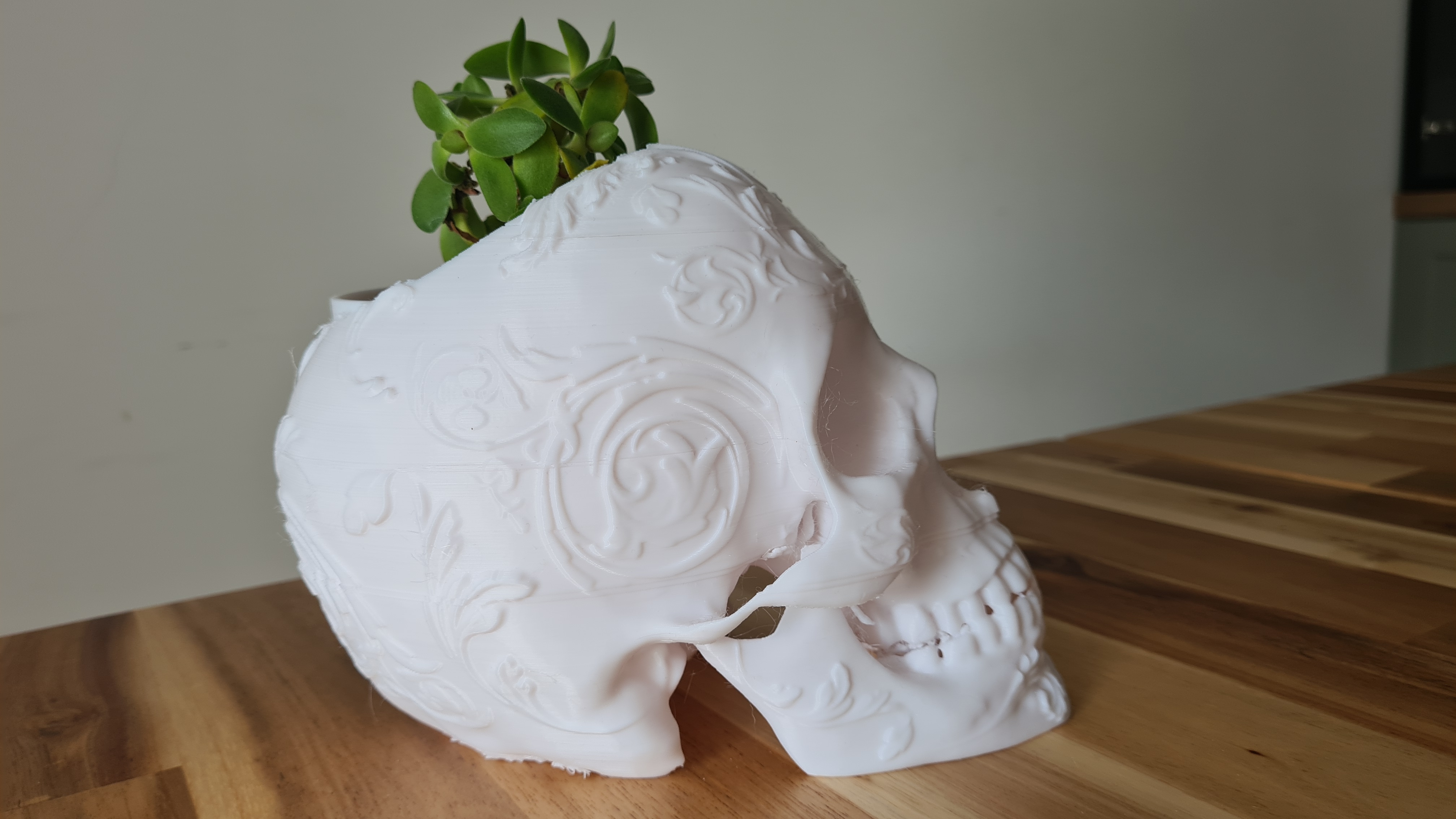 Skull pot