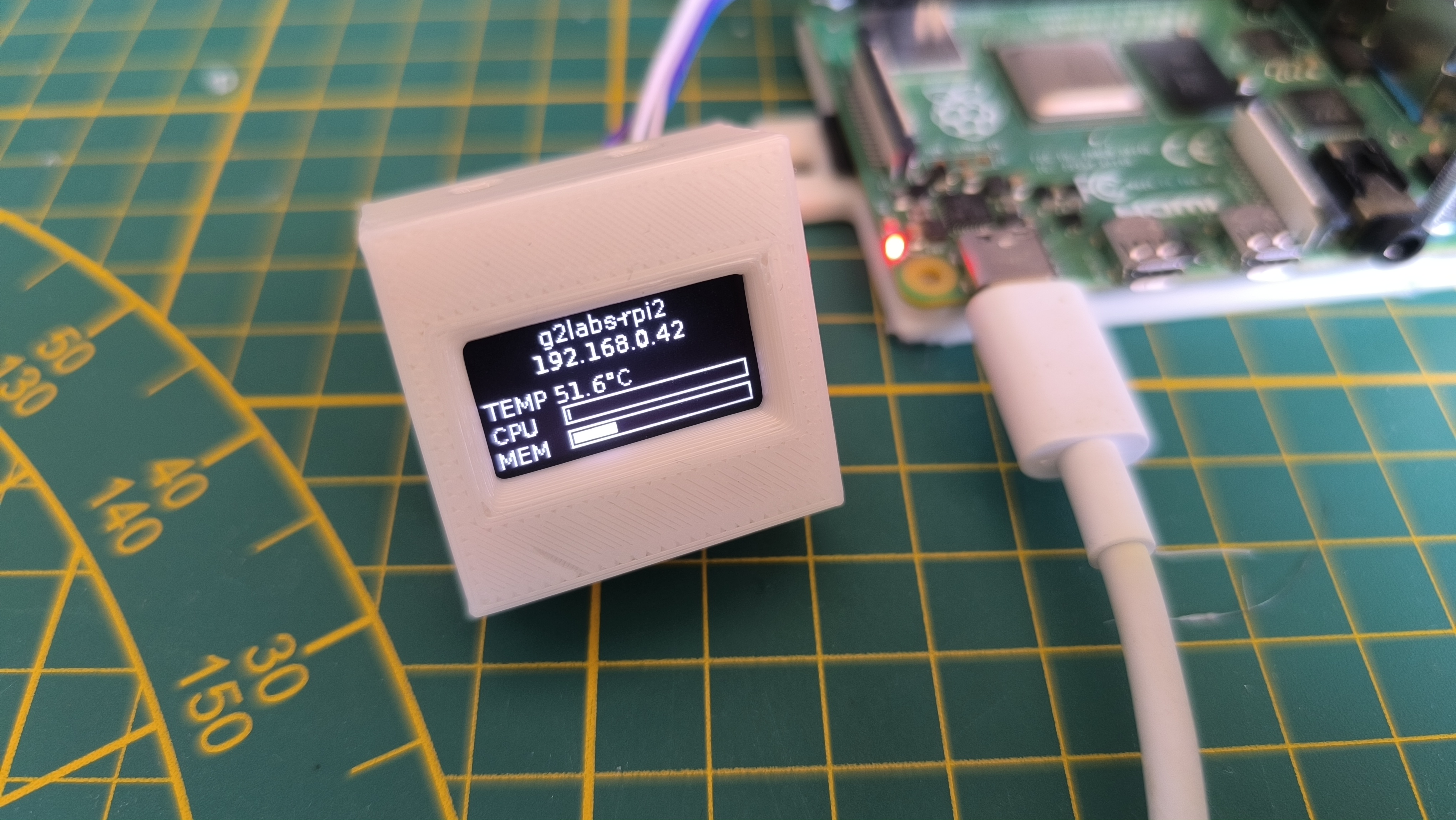 AdaptCase – OLED 0.96" Parametric Enclosure - Plain and angled