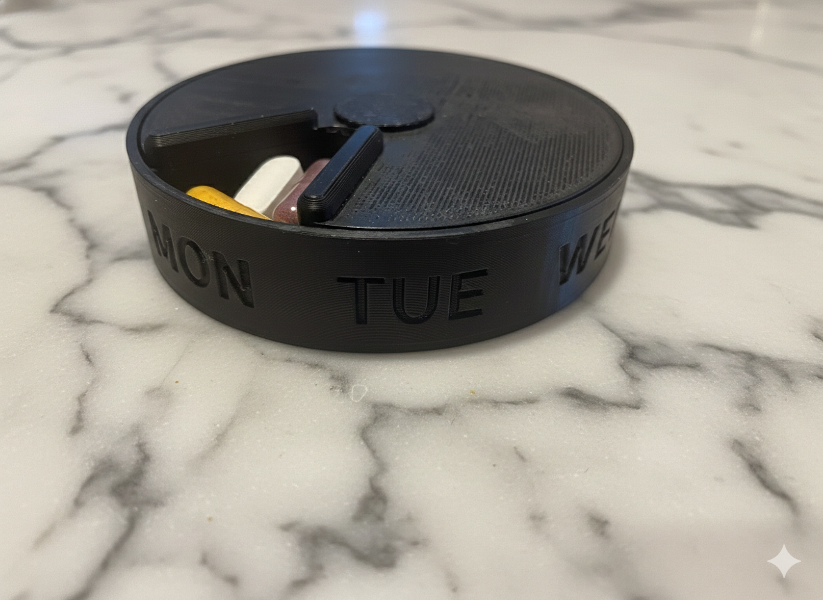 7-Day Rotating Pill Organizer