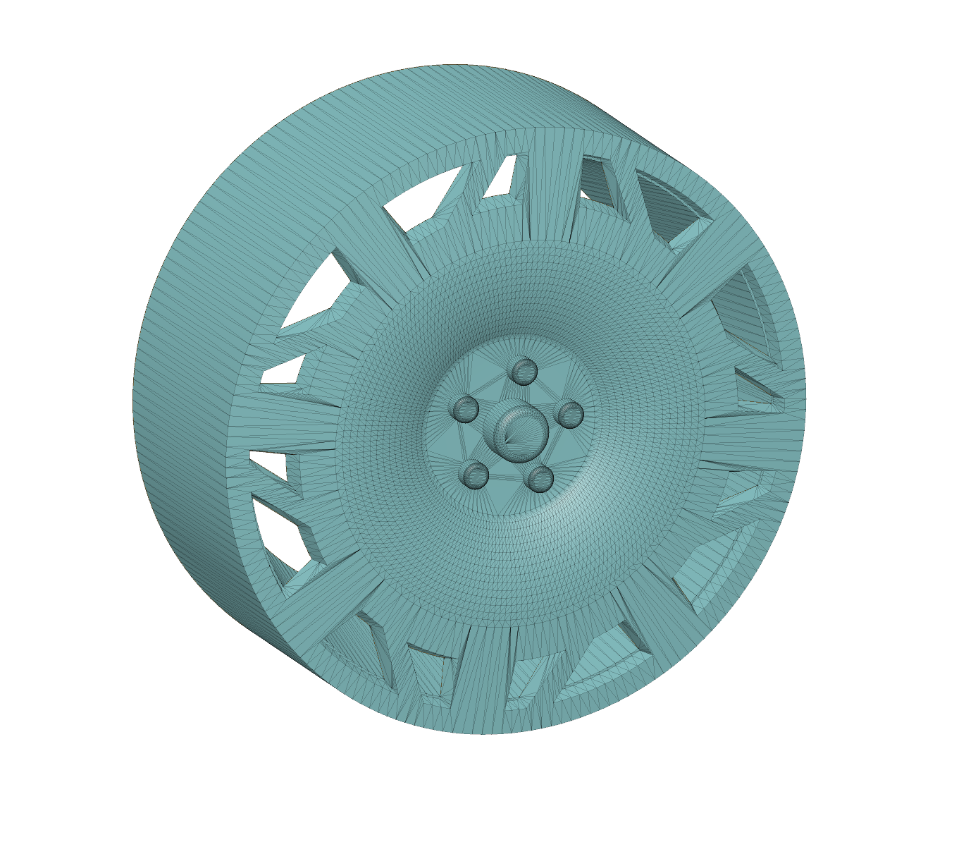 Alpine Rims Front View Alpine A110 rims (front and back) by Paul D | Download free STL model ...