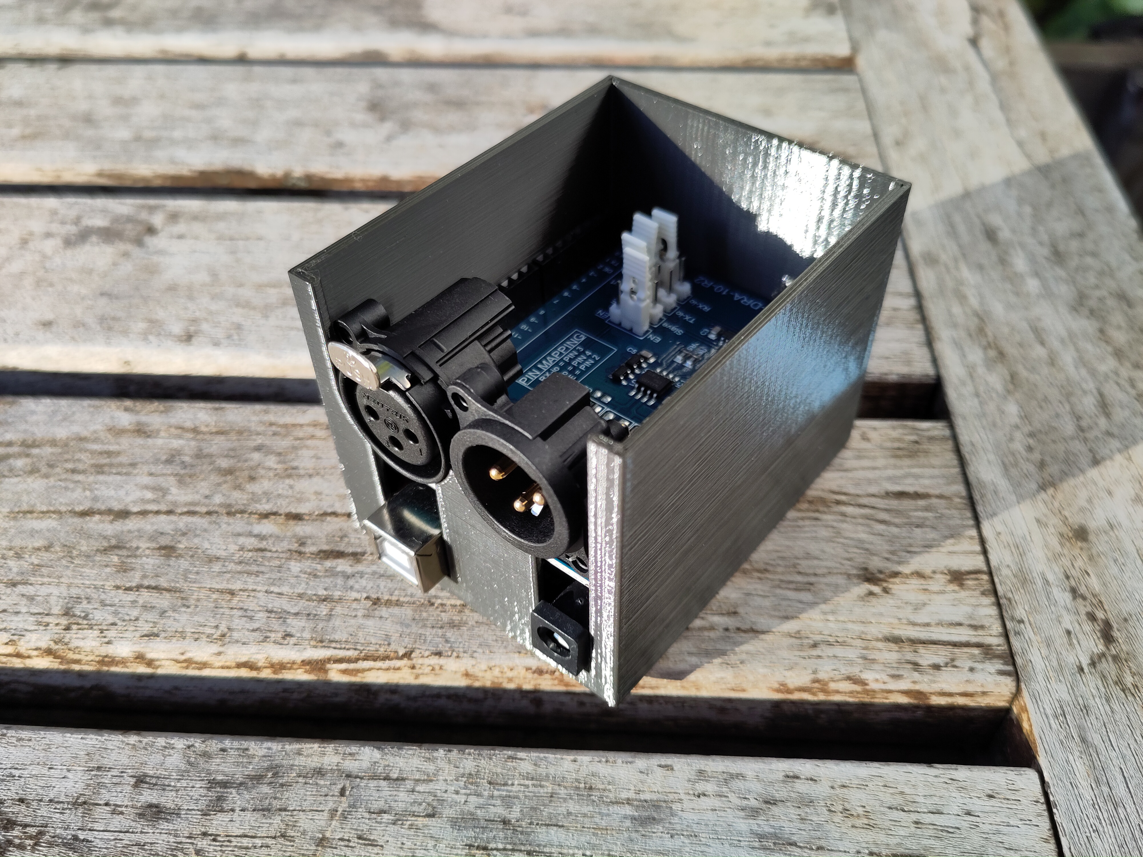 Arduino Uno DMX Shield, case