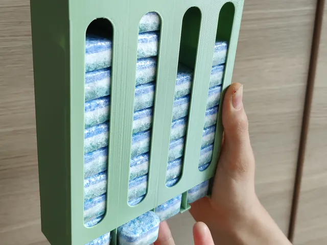 Parametric dispenser with lid and viewing ports