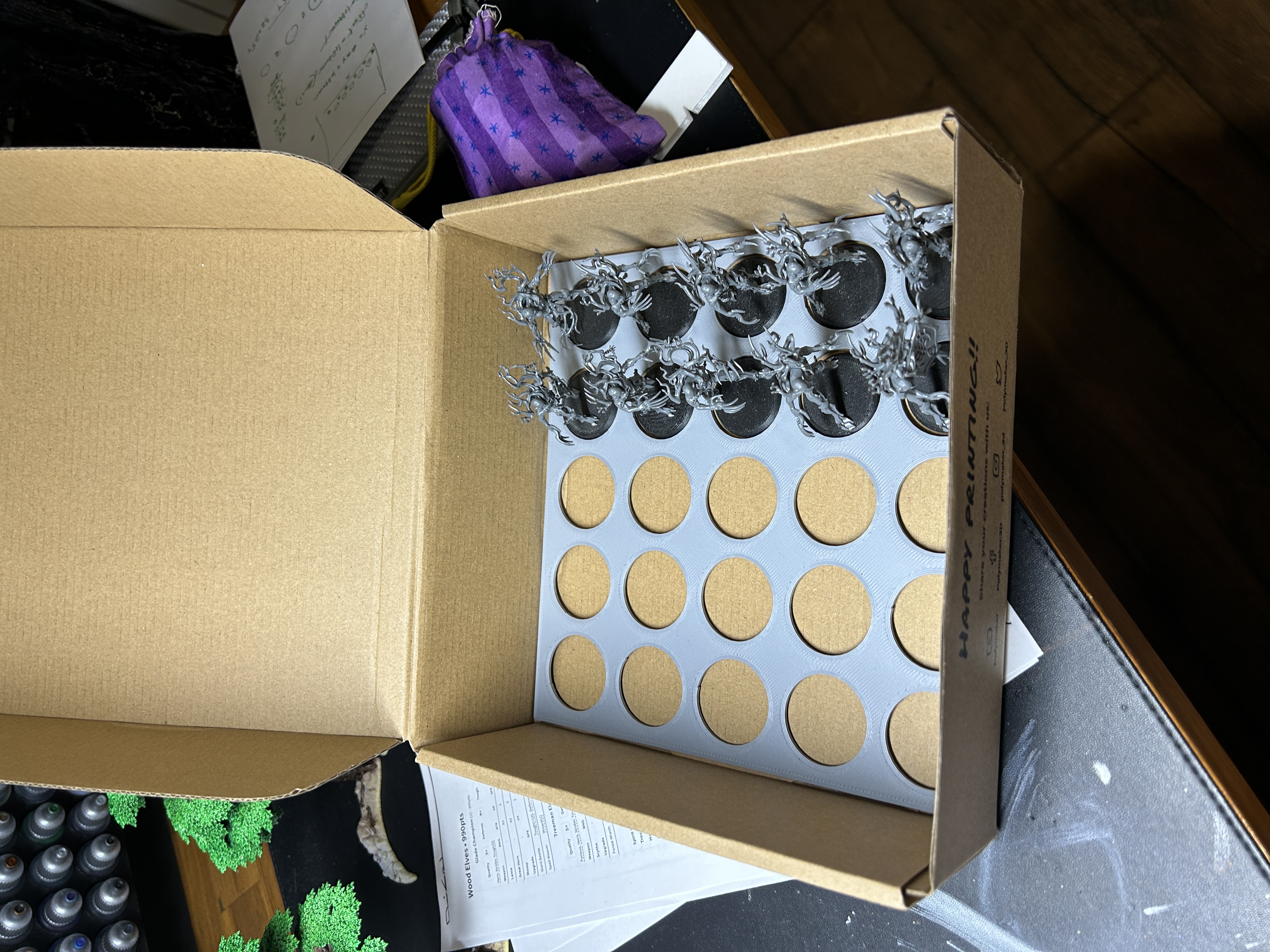 Miniature Transportation from a Filament Box