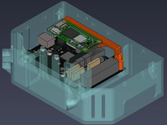 Raspberry Pi Zero/Zero 2W Mounting Bracket for Big Einsy Case