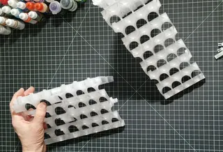 Stacking 60ml Paint Rack by TheCraftyLycan, Download free STL model