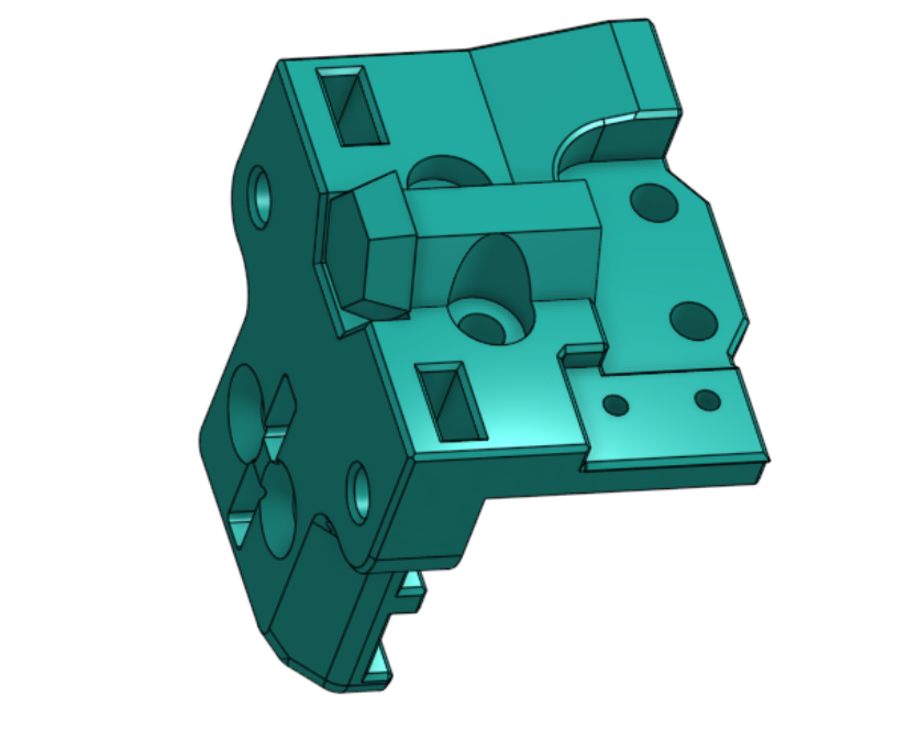 Voron V0.2 MGN9C X-Carriage with Endstop