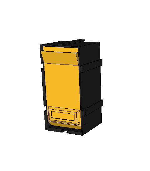 Miniatura 2 do modelo 3D Stackable Tilt-Out Storage Bin - Double Tall