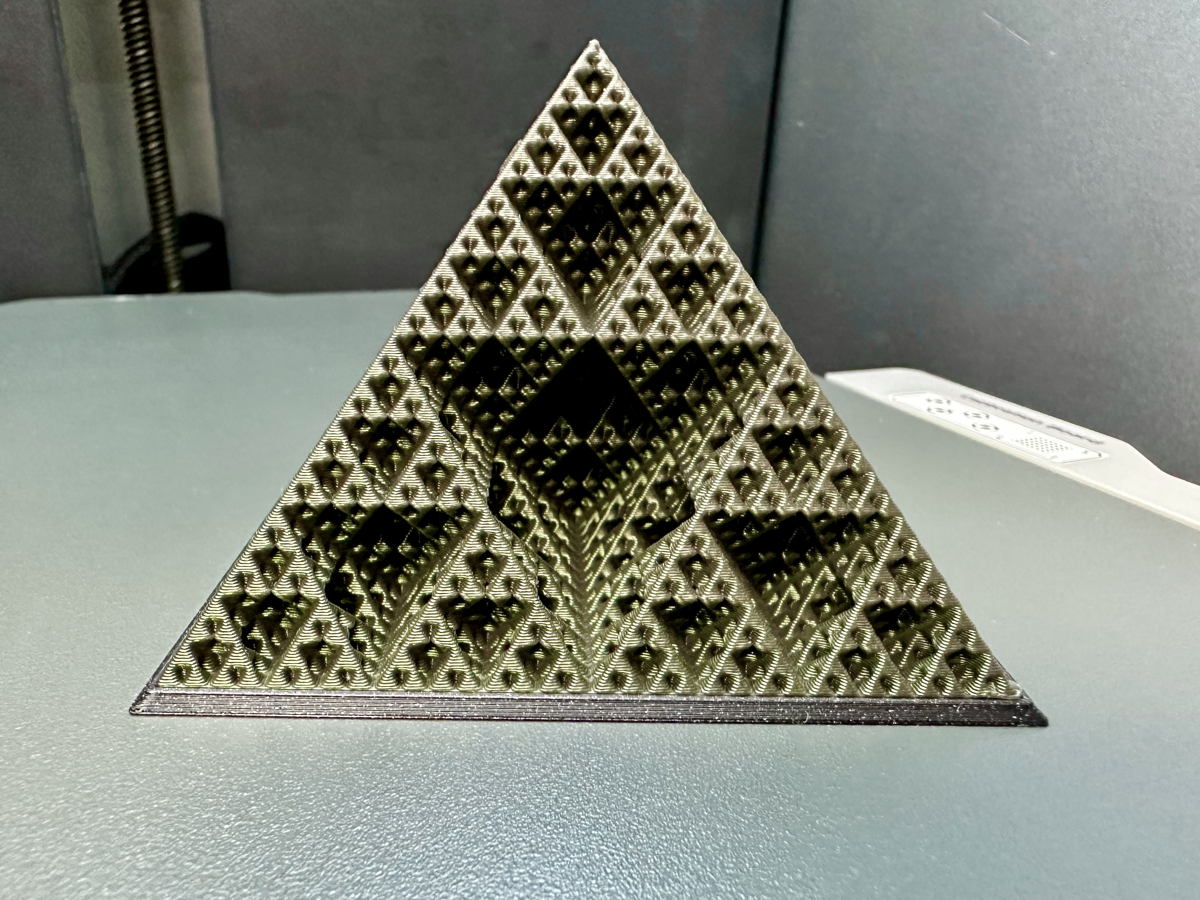 Stand for 50mm Sierpinski Pyramid 3D model thumbnail