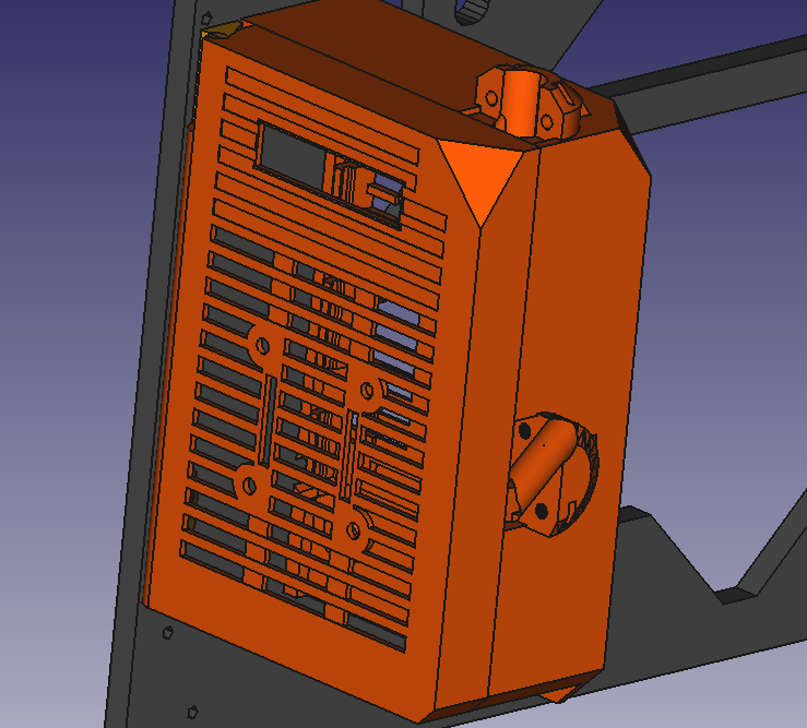 Prusa MKx Stock frame RAMPS Enclosure by alromh87 | Download free STL ...