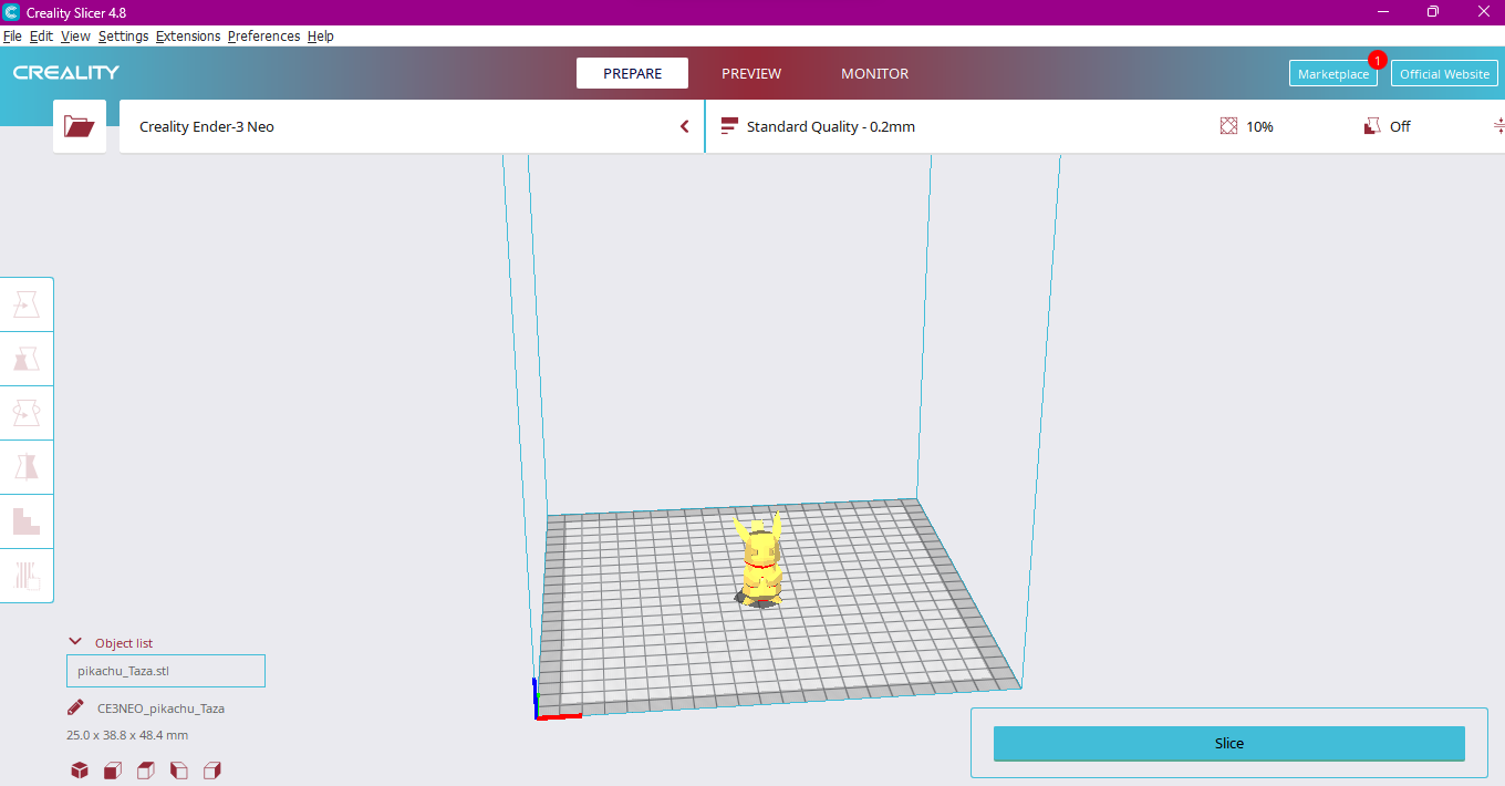 Low Poly Pikachu Teabag Holder