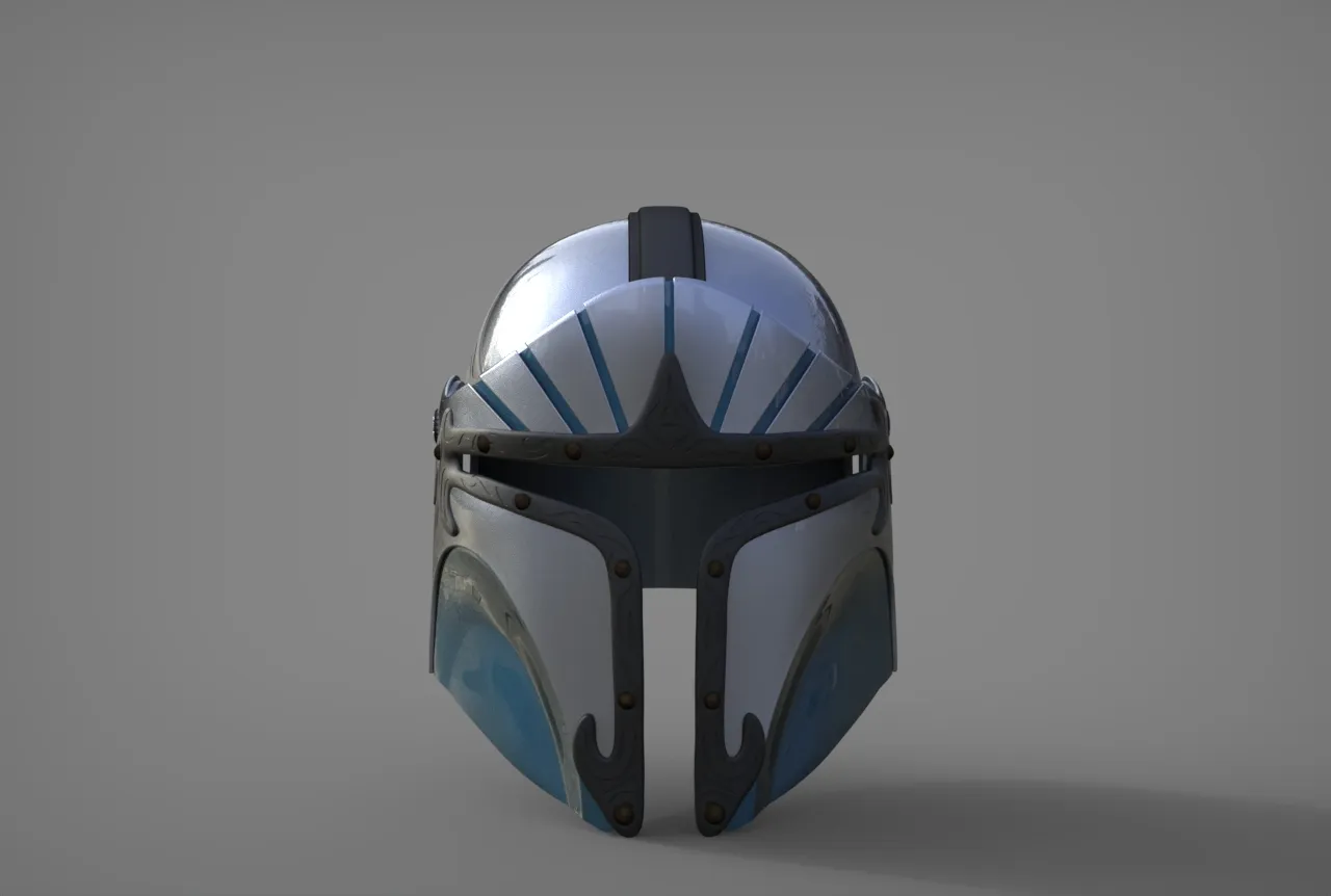 Mandalorian Knight Helmet by Wekster | Download free STL model ...