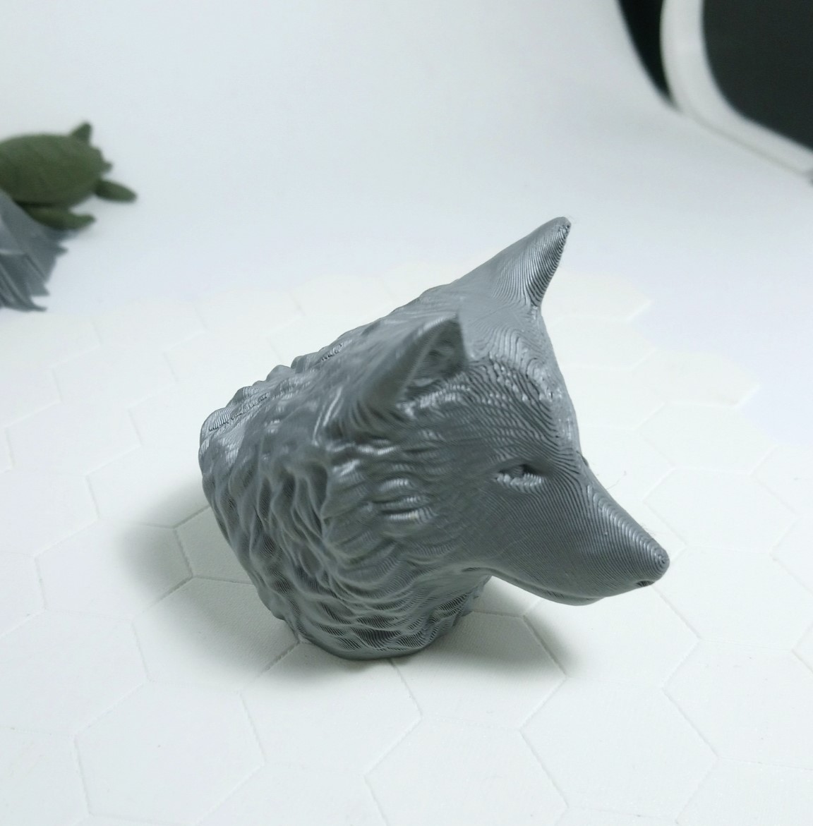 Wolf Head Sculpture by Lali3d | Download free STL model | Printables.com