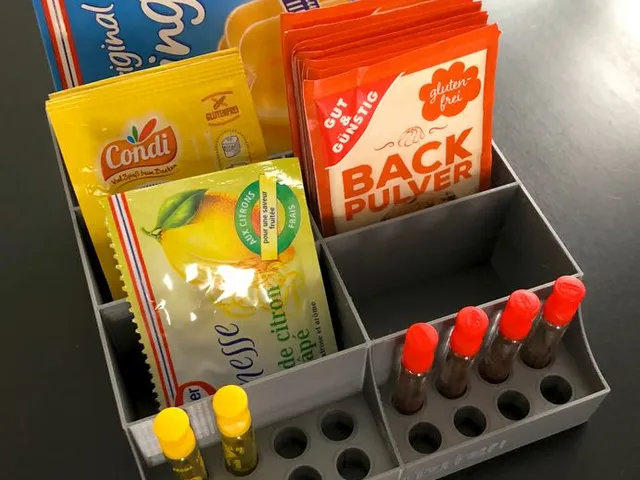 Backzutatenaufbewahrung (Organizer for baking powders)