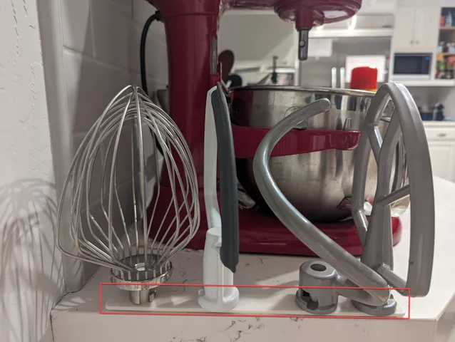 KitchenAid Stand Mixer Attachment Organizer