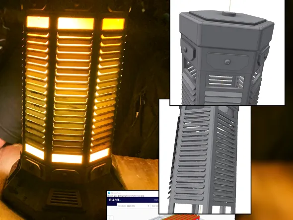 Star Wars Lamp: from Rise of the Resistance - Galaxys Edge