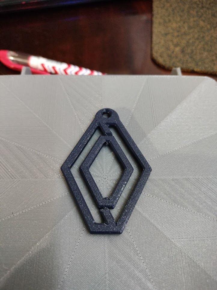 Renault logo keychain flex