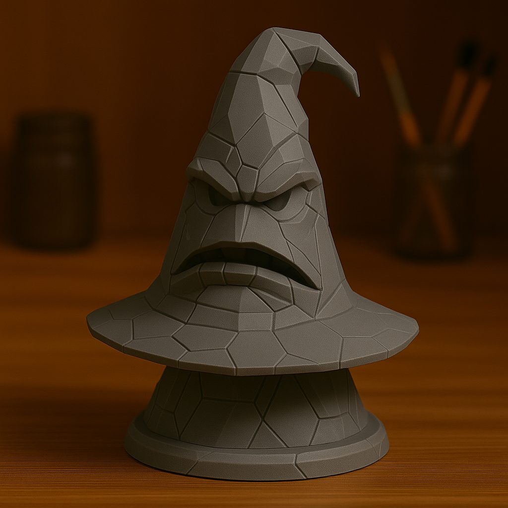 Sorting Hat – Geometric Wizard Hat Inspired by Harry Potter