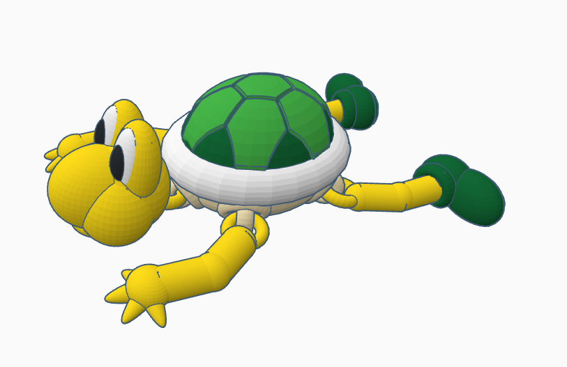 Miniatura 8 do modelo 3D Articulated Turtle
