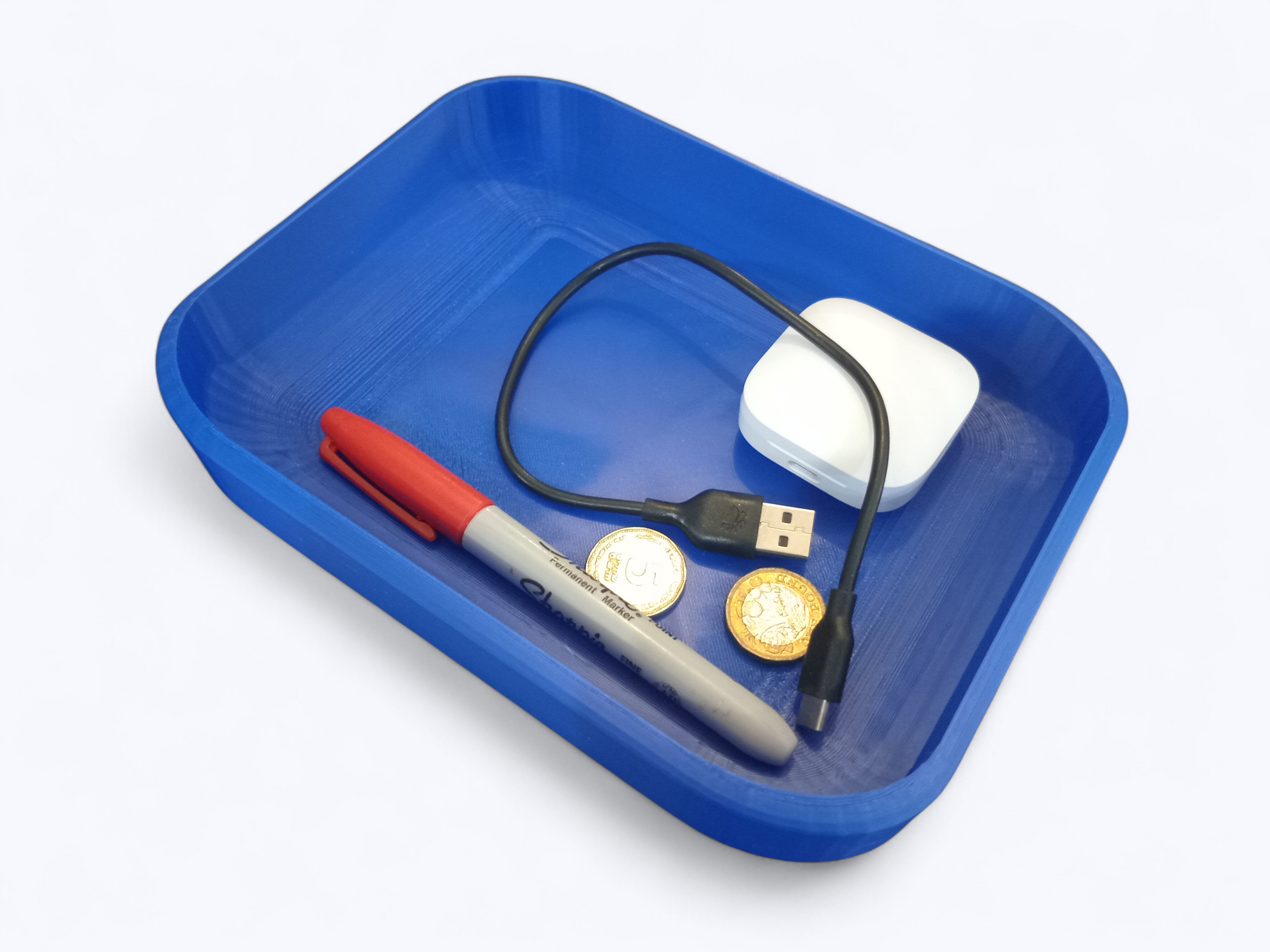 Miniatura 3 do modelo 3D Stackable Modular Catch All Trays. Two Sizes.
