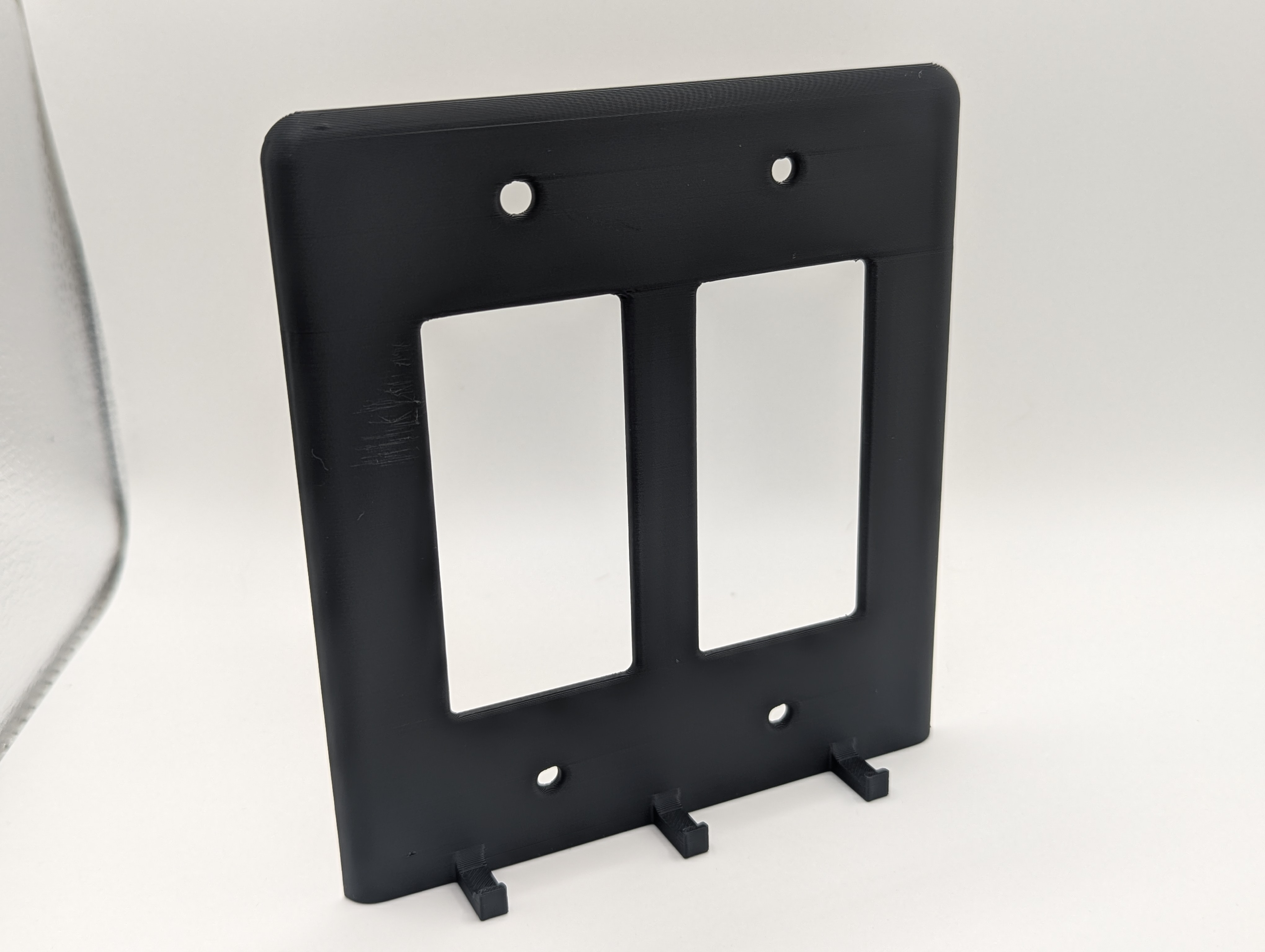 SwitchHook - A simple, 2-bay Decora switch with 3 key hooks