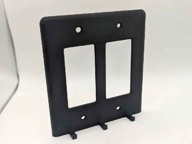 SwitchHook - A simple, 2-bay Decora switch with 3 key hooks