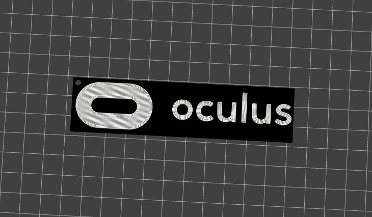 Oculus keychain