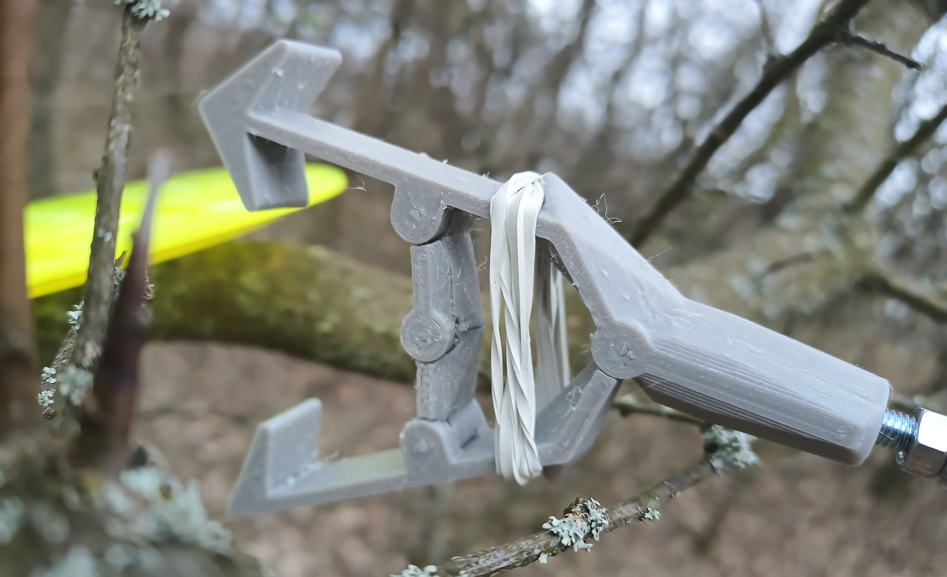 Disc Golf Snap Retriever — Direct-Mount (M5 screw) 3D model