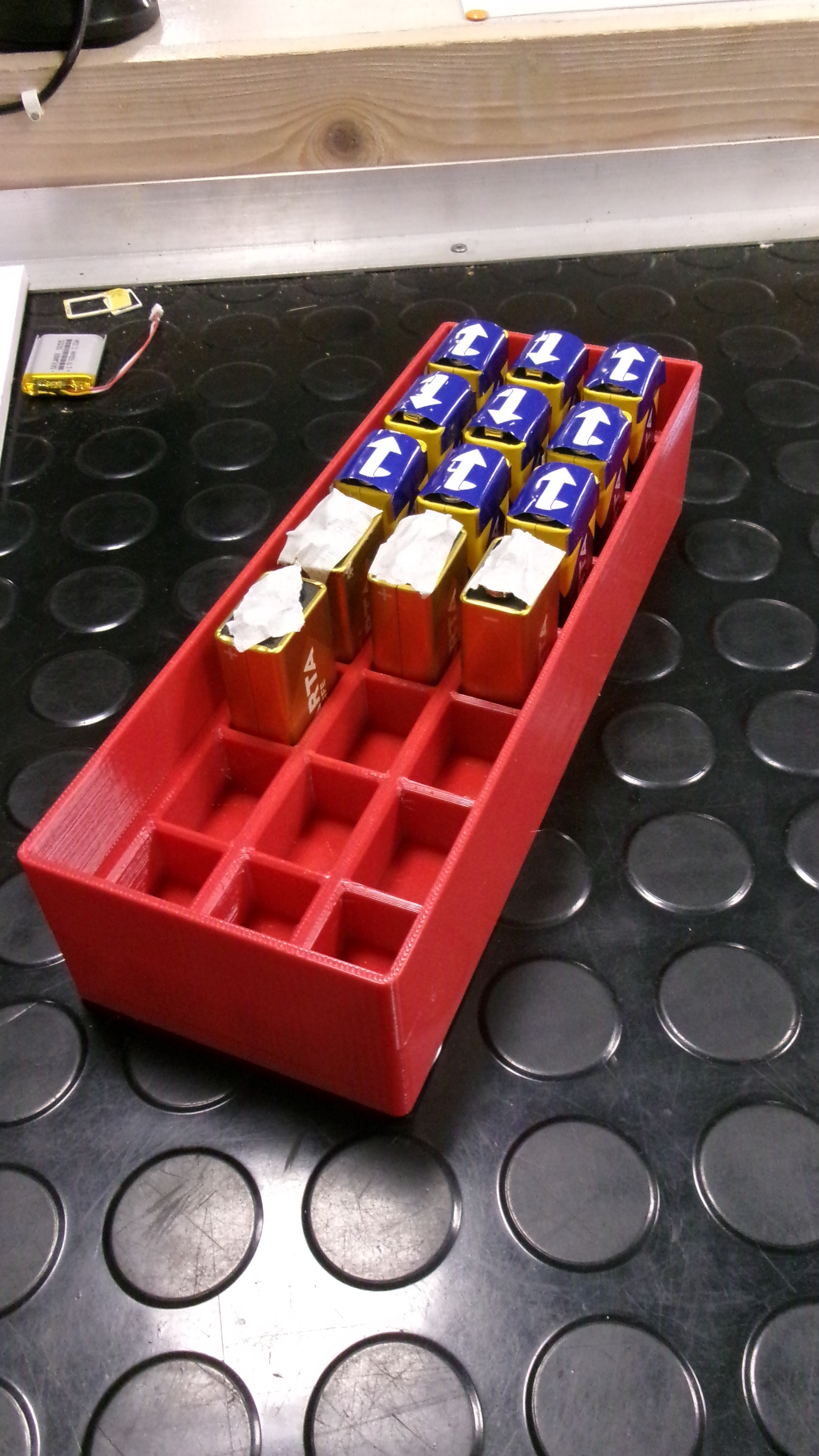 Tayg size 9v battery holder tray