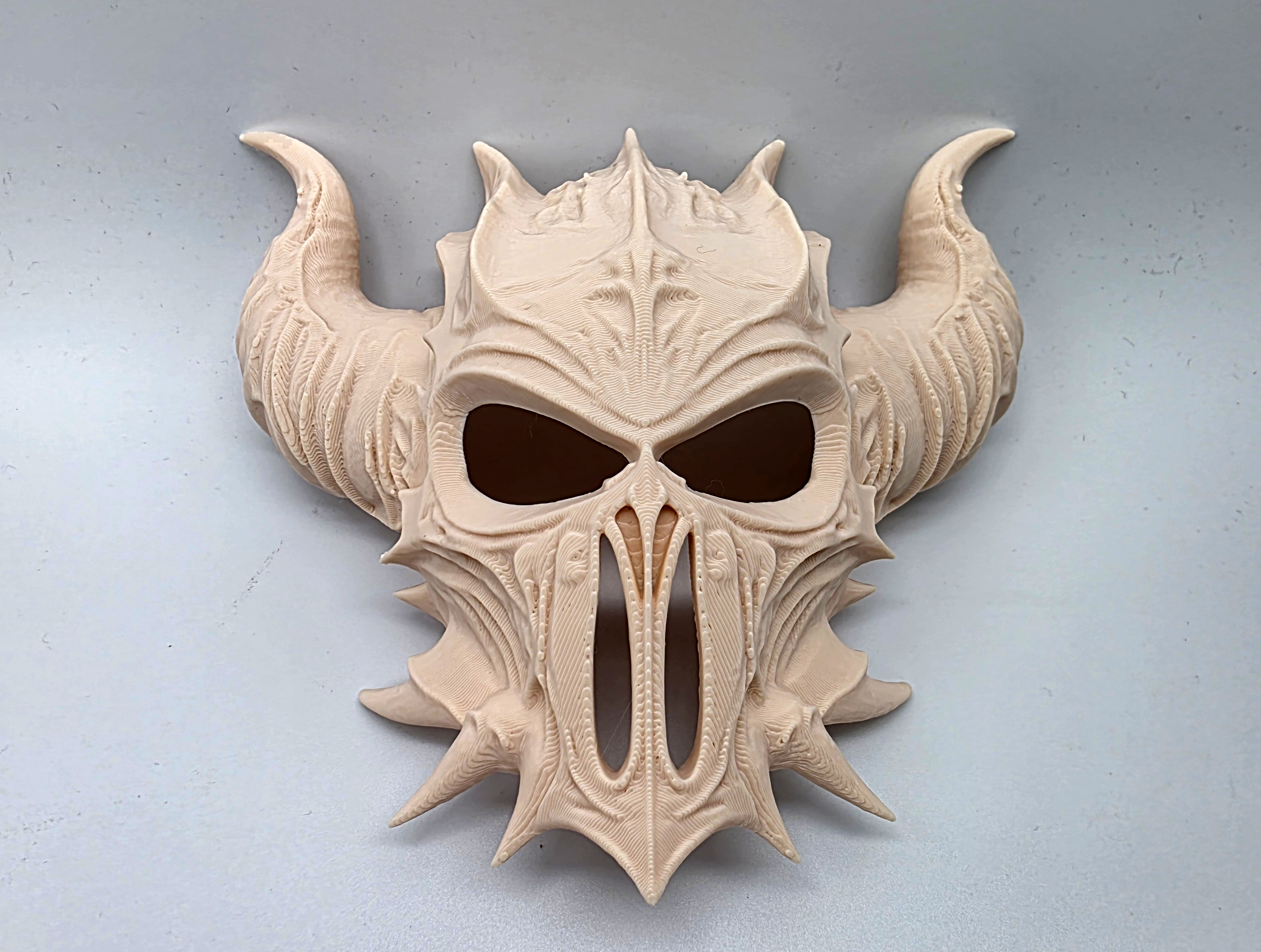 Miniatura 3 do modelo 3D Demon Mask