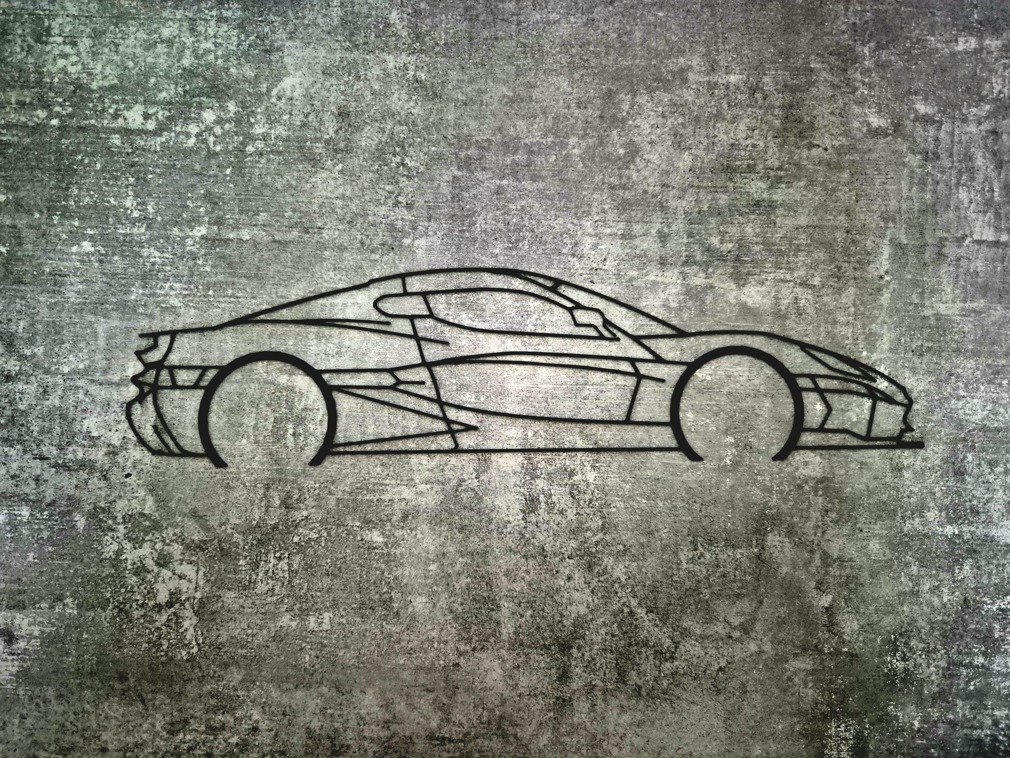 Rimac Nevera Silhouette
