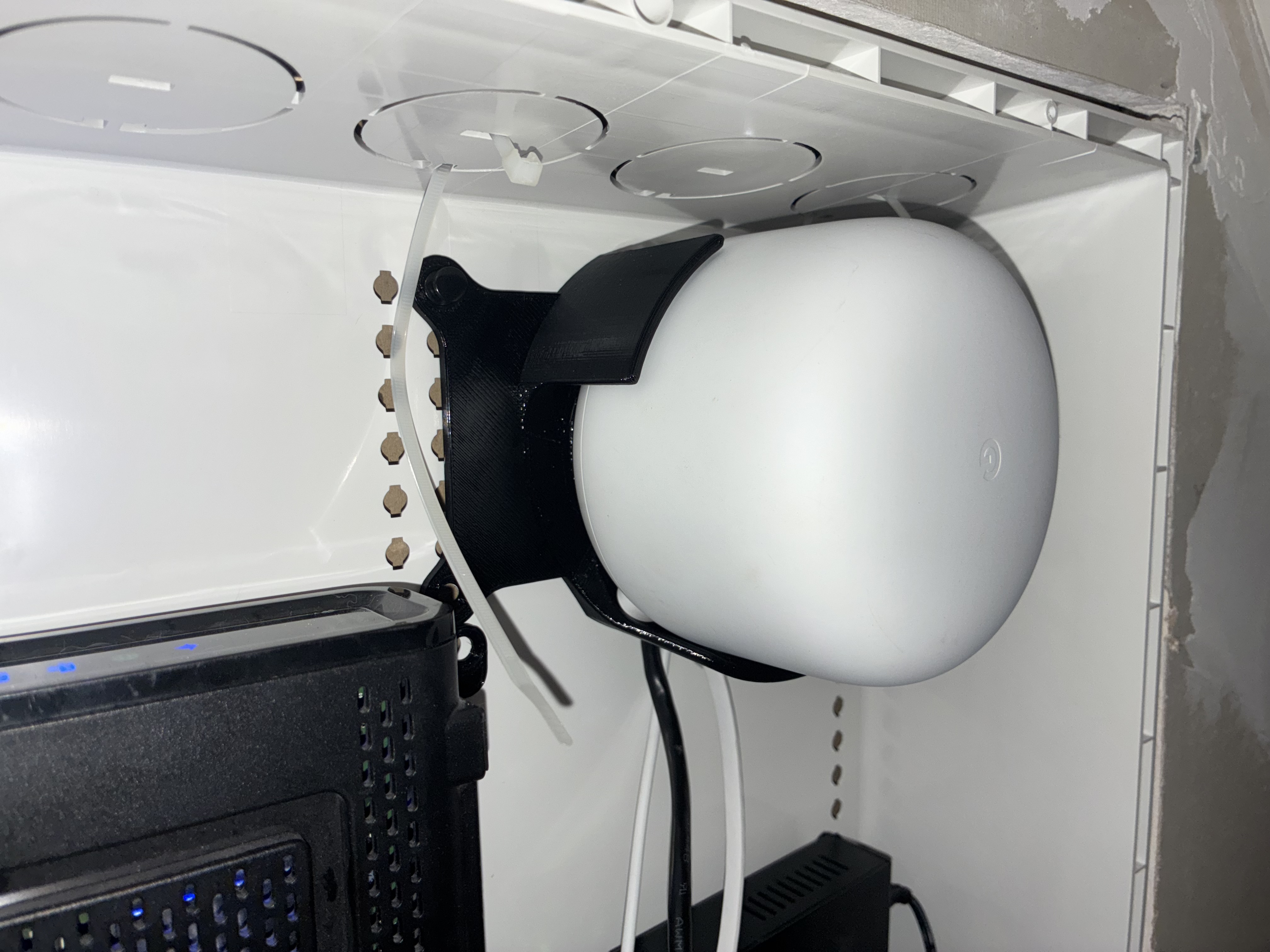 Nest Wifi Mount for LeGrand or Leviton Media Enclosure/Cabinets