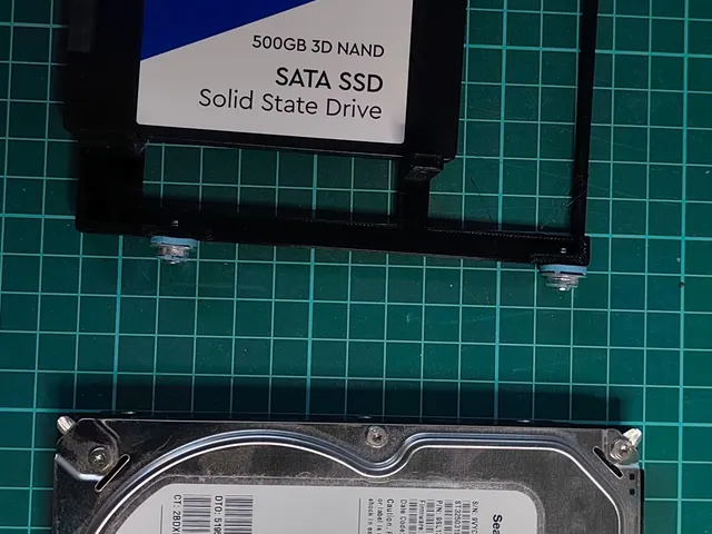 Univerzální redukce/rámeček 2.5" na 3.5" disk (SSD/HDD adaptér pro PC skříň)