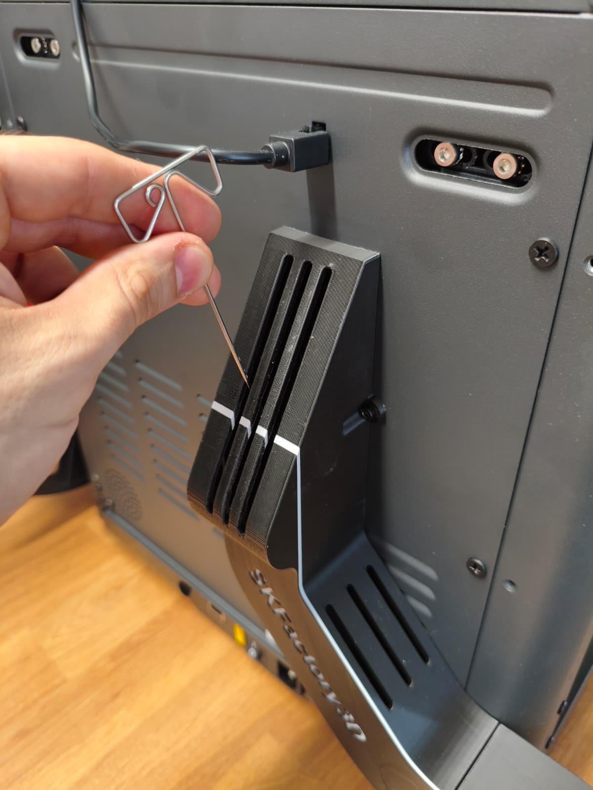 Poop Chute with removable Basket for AD5X Flashforge — thumbnail 3