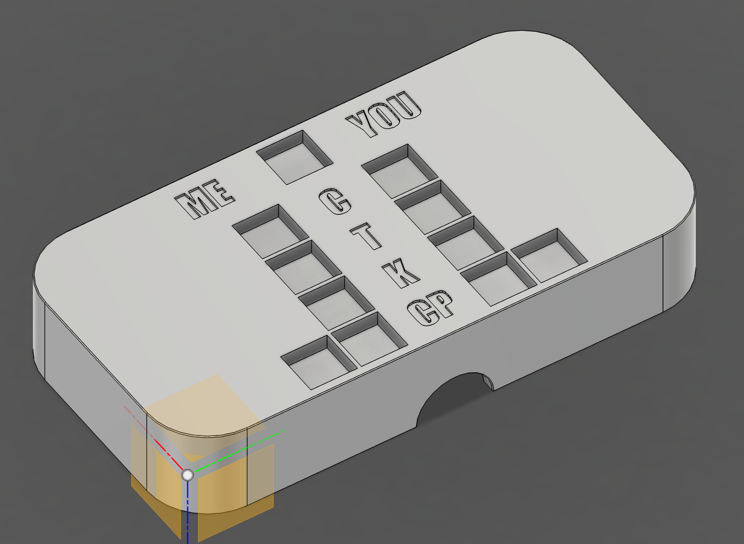 Kill Team Token Box lid with score tracker