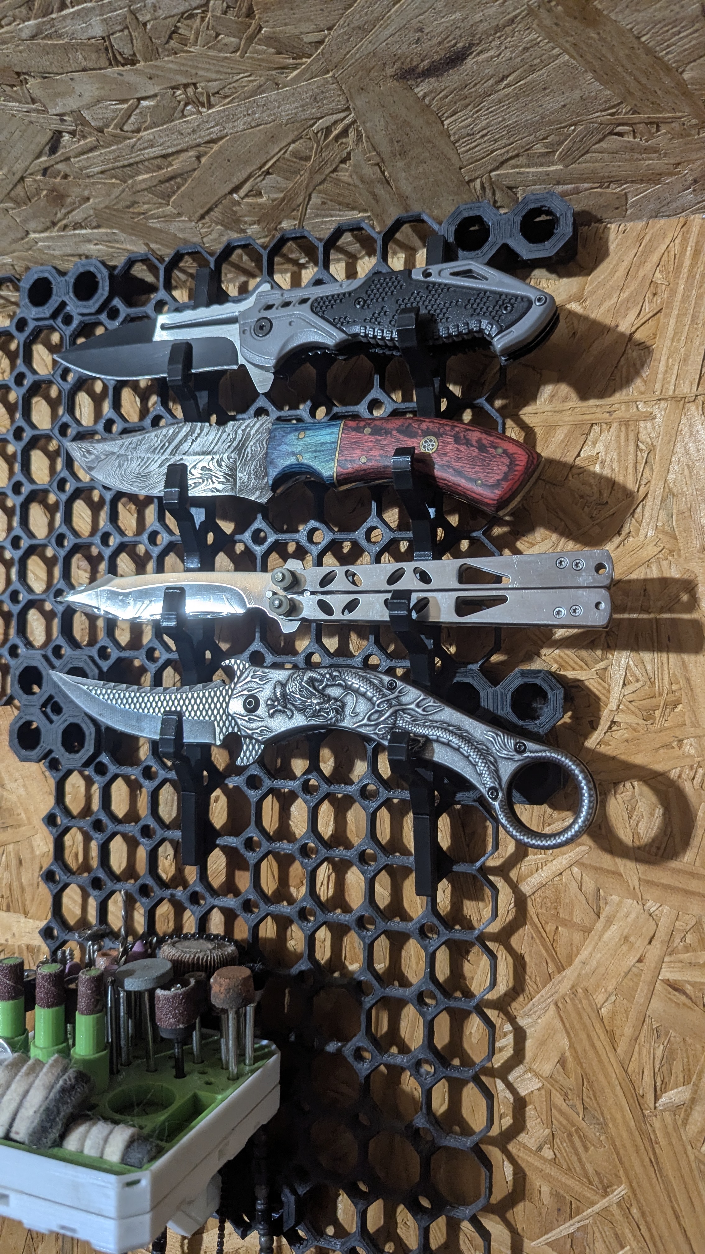 MuiltiBoard- Vertical Display Knife Holder